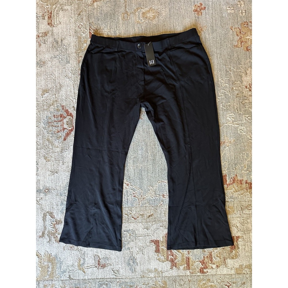 NWT DGD 4XL Stretch Dress Pants Plus Size for Women Pull-on Pant Ease Black‎